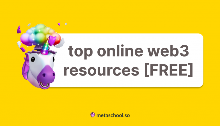 how to learn web3 online for free cover picture