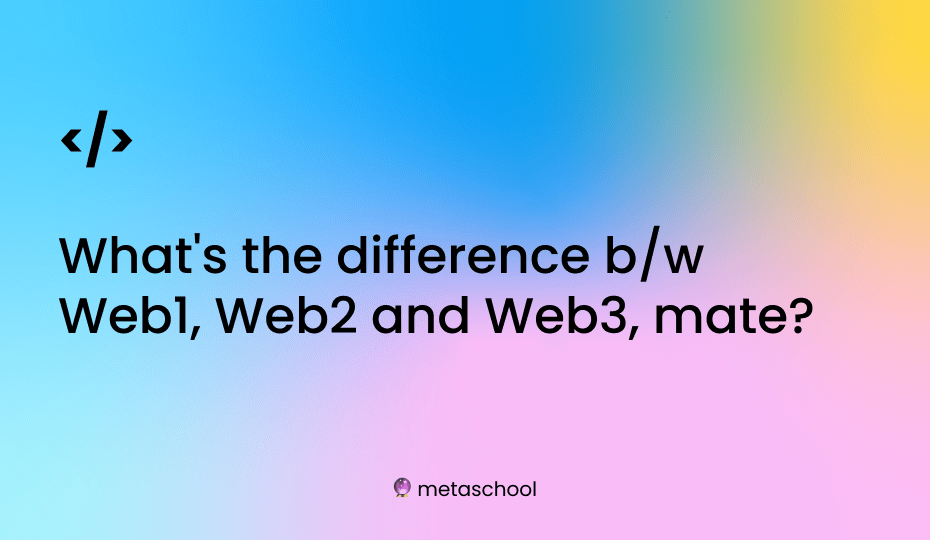 web1 web2 web3 difference
