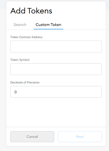 adding custom tokens to metamask