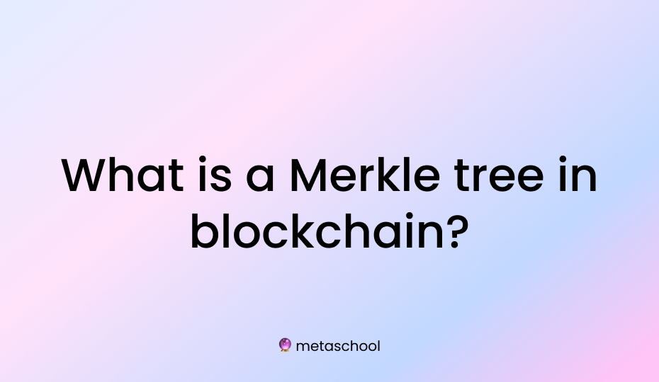 what is a Merkle tree in blockchain