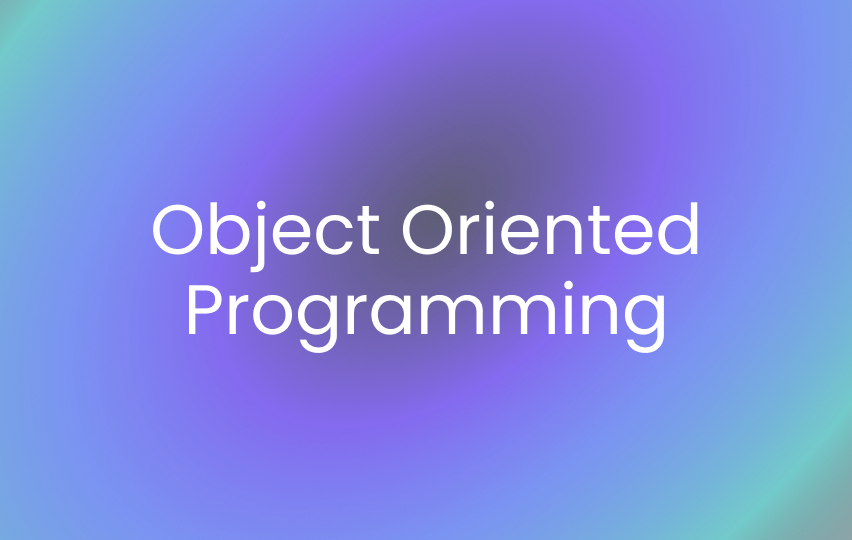 what is object oriented programming