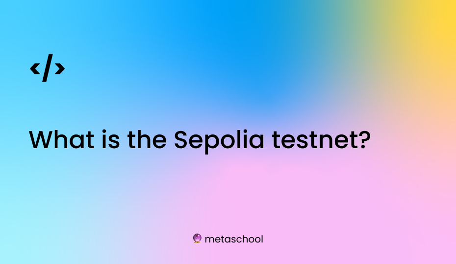 what is the sepolia testnet? updated