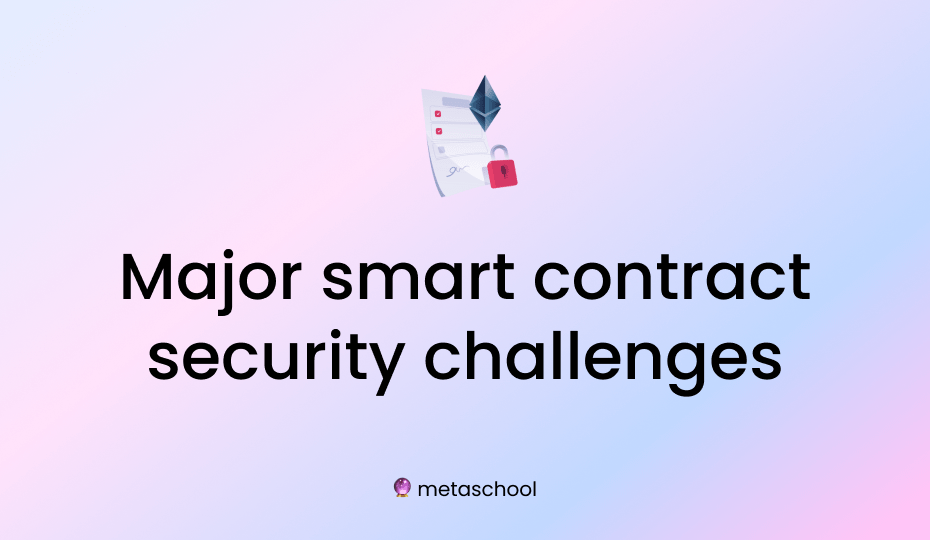 major smart contract security challenges