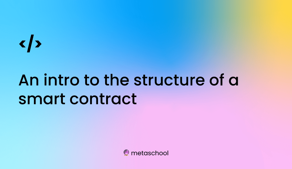 structure of a contract