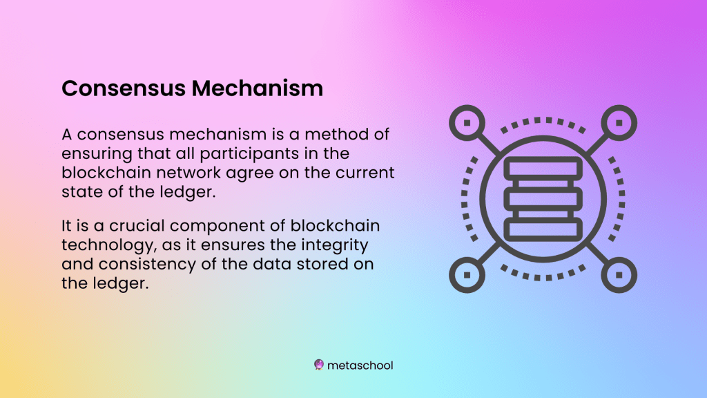 consensus technology icon and explanation