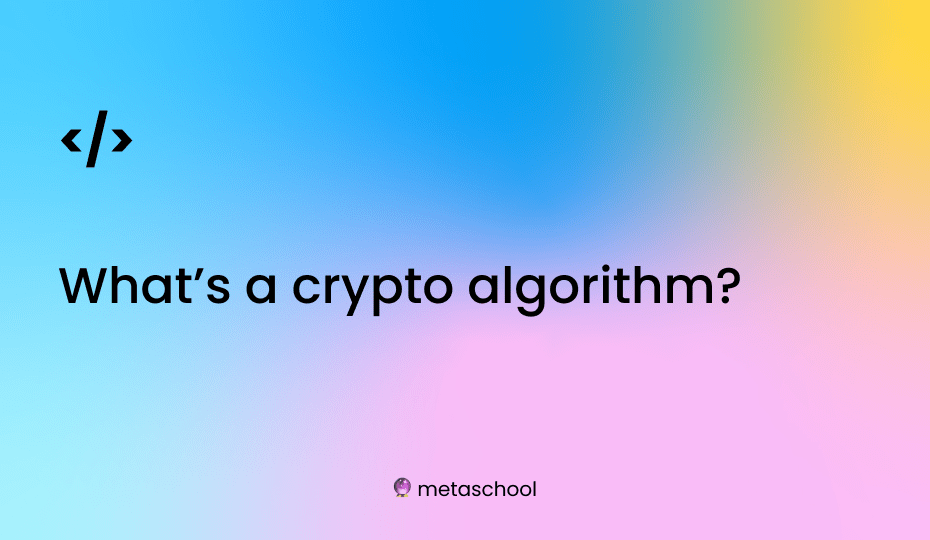 crypto algorithm