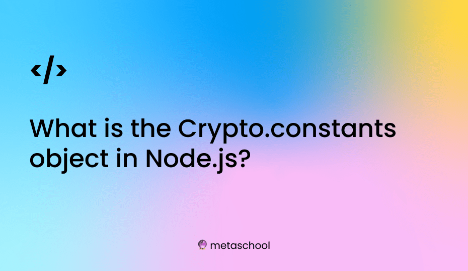 Crypto js node js crypto constants cover image