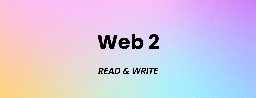 web2 read and write