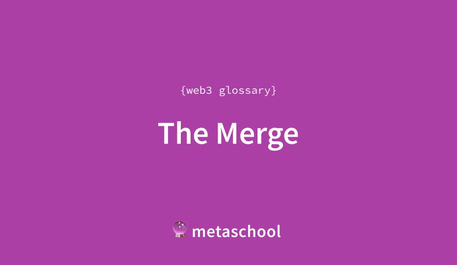merge meaning crypto glossary article cover