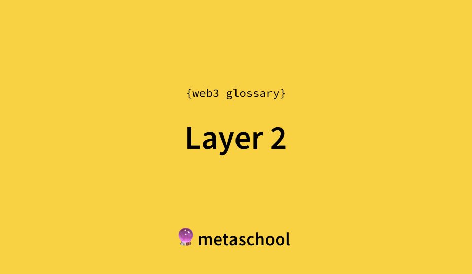 layer2 meaning crypto glossary article cover