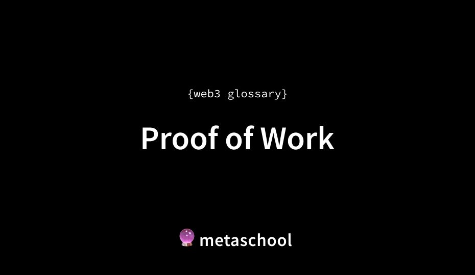 proofowork meaning crypto glossary article cover