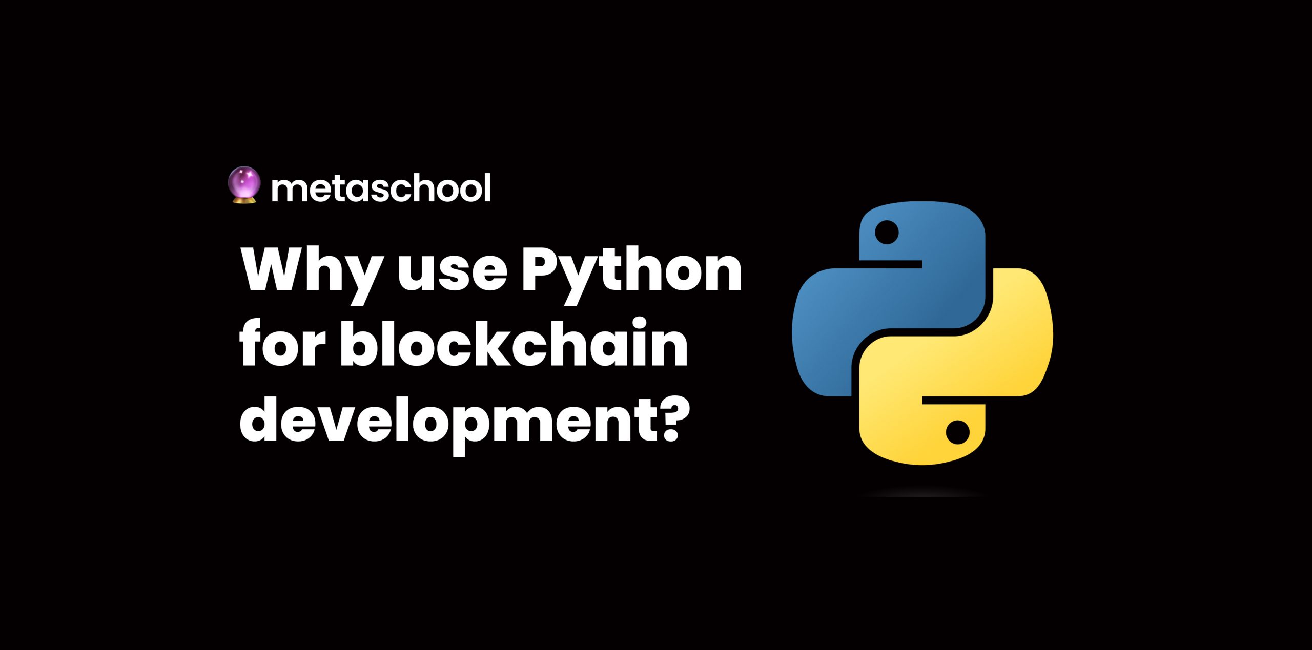 is python good for blockchain