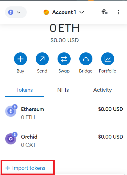 conver token to eth in metamask