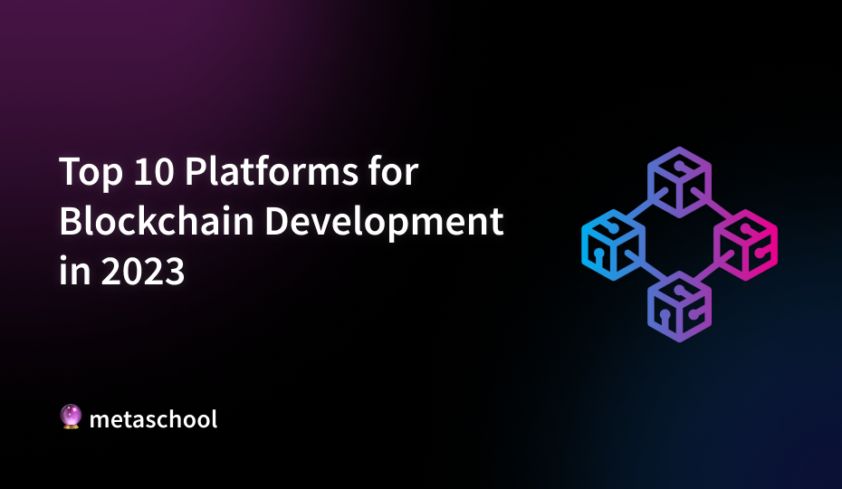 Top 10 Platforms for Blockchain Development in 2023 - cover image