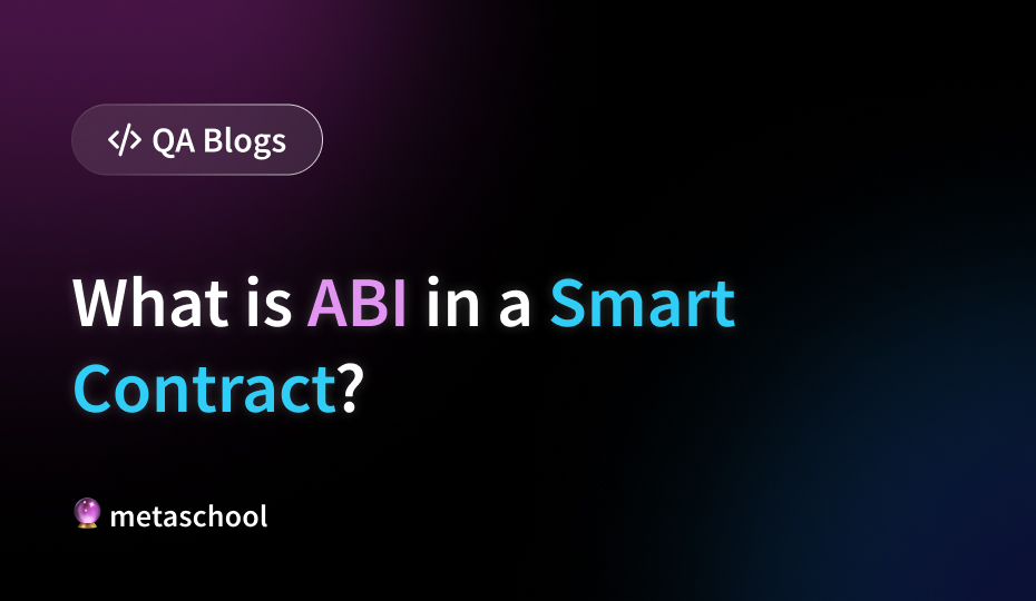 What is ABI in a Smart Contract