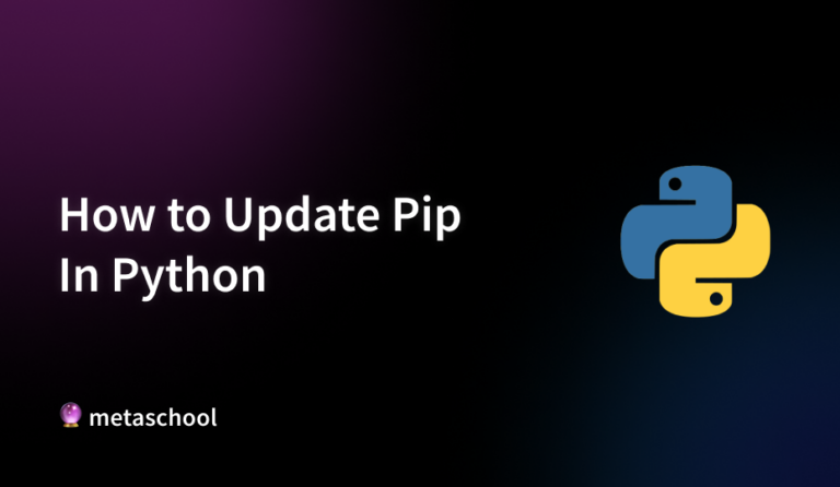 How to Update Pip in Python
