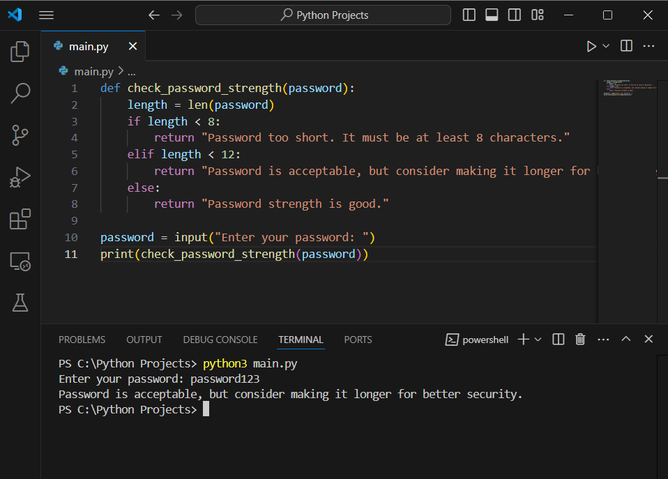 String length in Python - len()