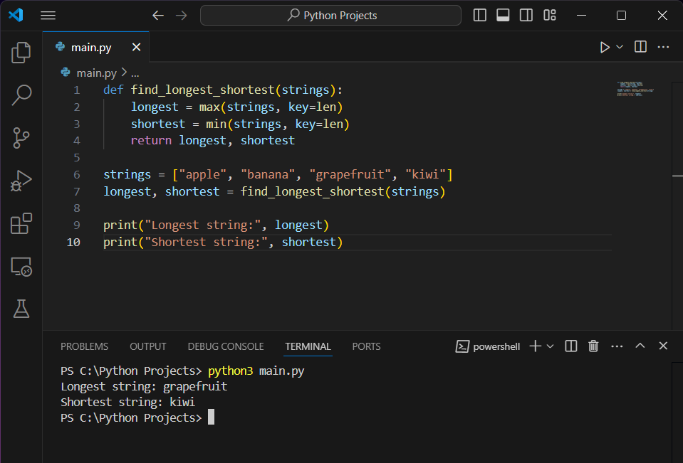 String length in Python - len()