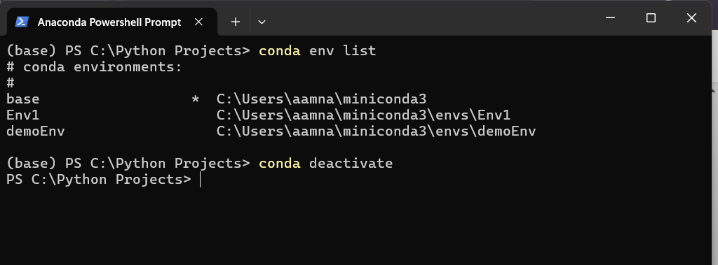 Remove Conda Environment