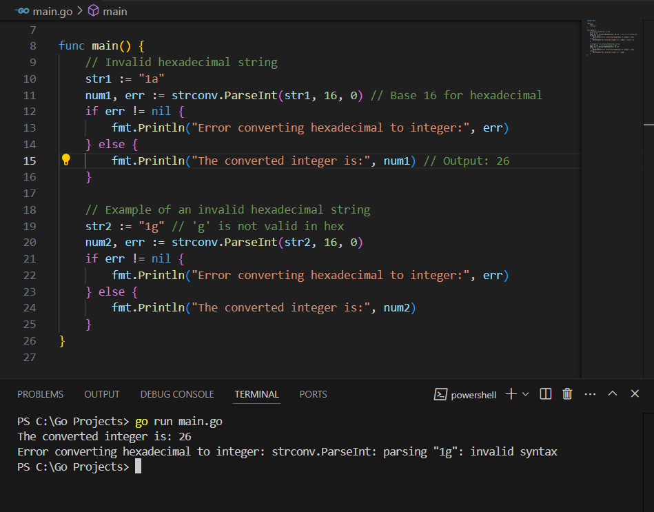 How to Convert String to Integer in Go? - ParseInt()