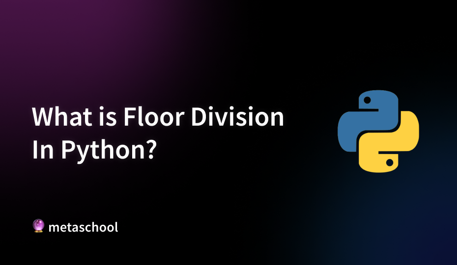 What is Floor Division in Python? Guide With Examples. - cover image