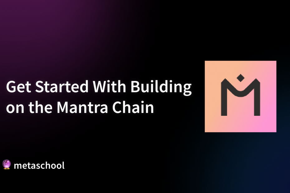 Mantra Chain Developer Guide — Get Started With Building on Mantra