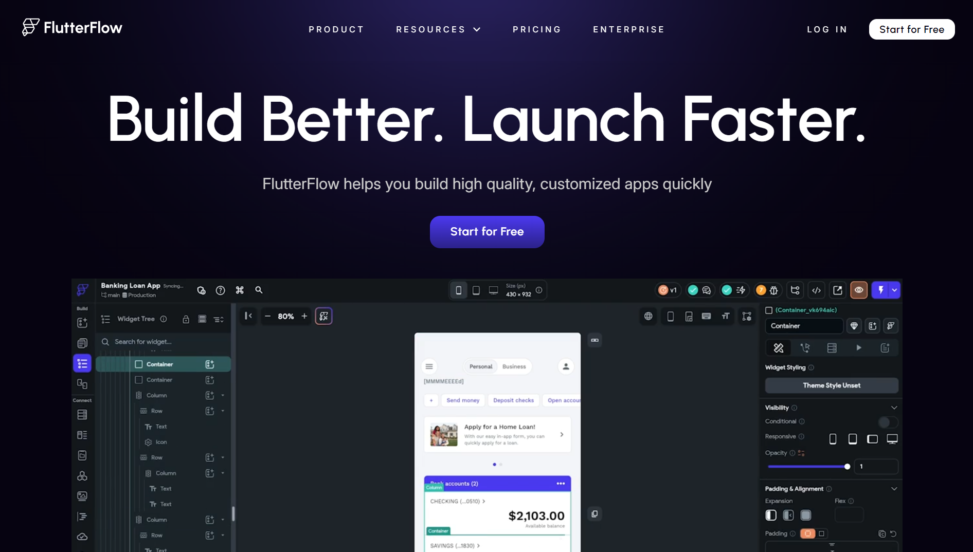 AI App Builder - FlutterFlow