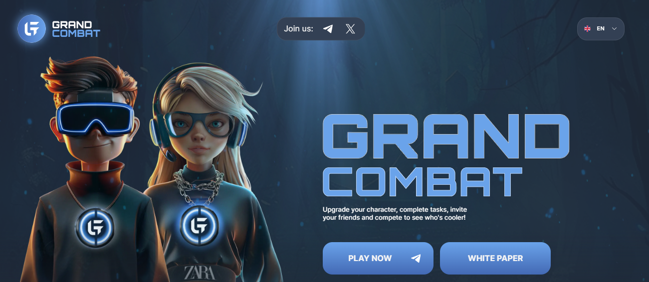 Grand Combat - Tap to Earn Crypto Games