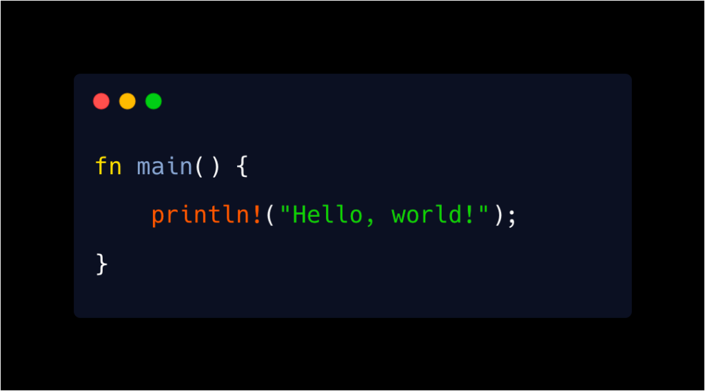 learn rust - hello world
